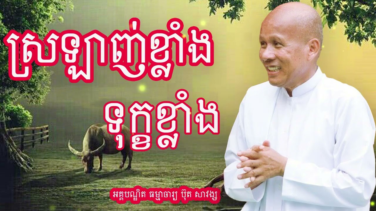 ស្រឡាញ់ខ្លាំង ទុក្ខខ្លាំង អគ្គបណ្ឌិត ធម្មាចារ្យ ប៊ុត សាវង្ស #buthsavong