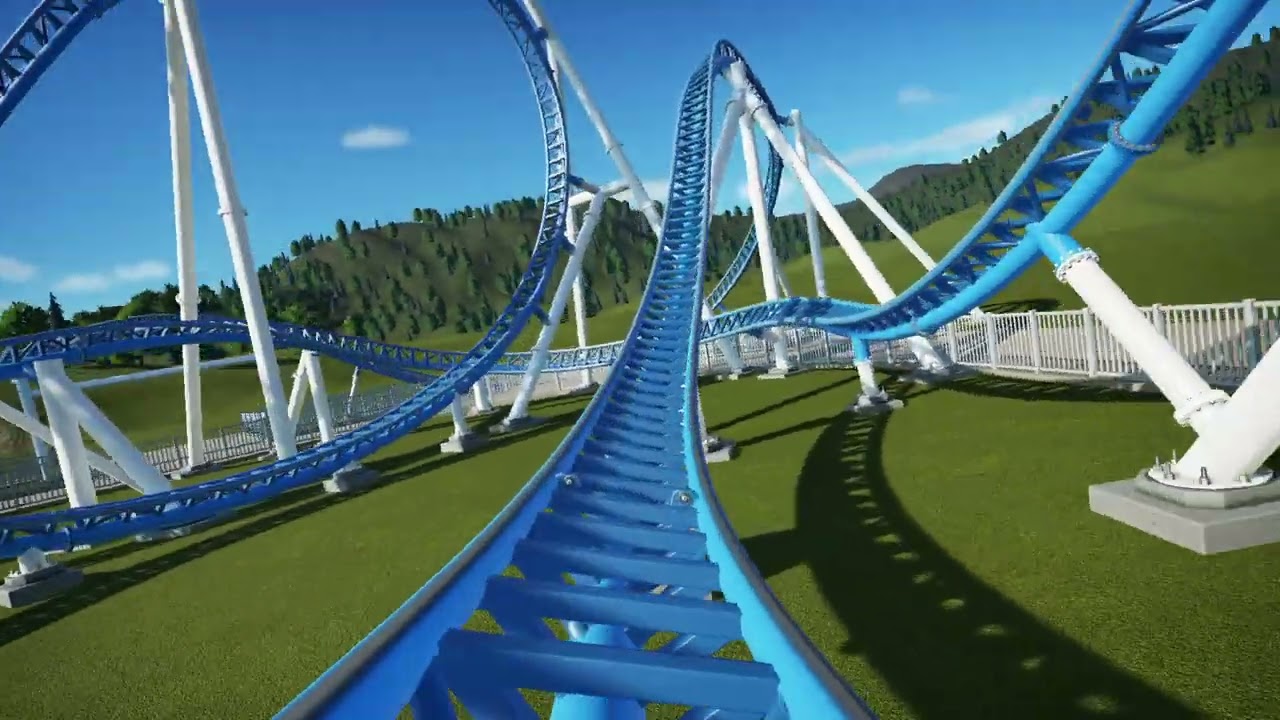 Delirium POV - Intamin-style Multi-Launch Roller Coaster POV - Planet Coaster (WIP)