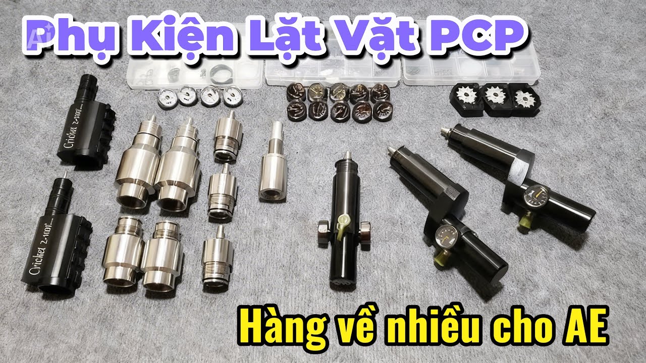 Phụ kiện PCP lặt vặt bên shop vừa về thêm. Mời AE lựa chọn những món đồ ưng ý