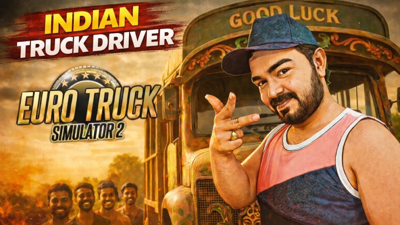 INDIAN TRUCK DRIVER GAMEPLAY #shortsfeed #shortslive #shorts #ets2 #live #dangerous