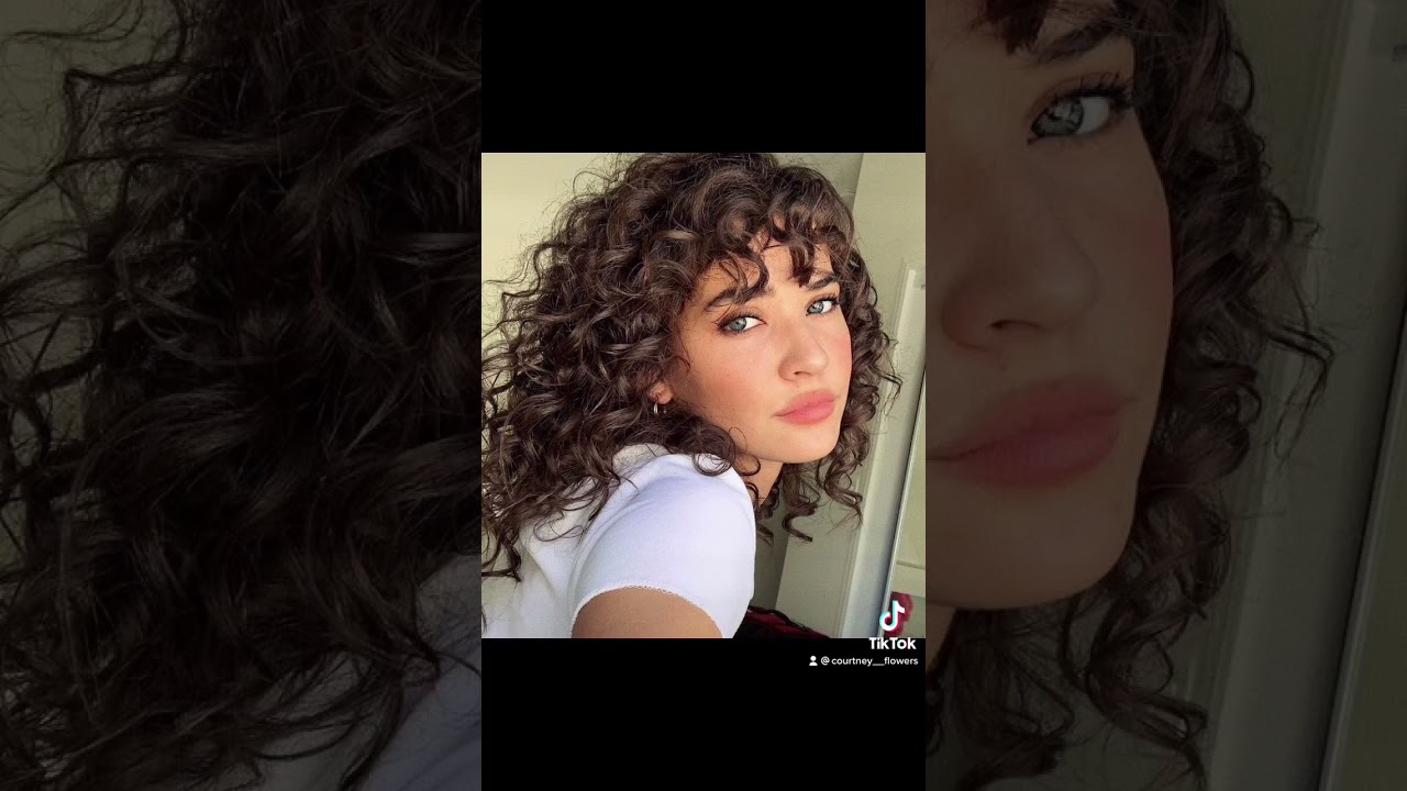 Should I get curly bangs? 👀