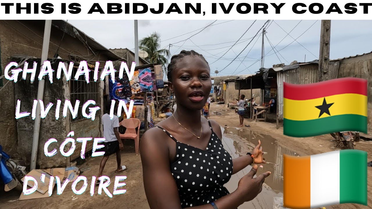 GHANAIAN Living In IVORY COAST || The Other Side of Abidjan || Where the Poor Live In Abidjan