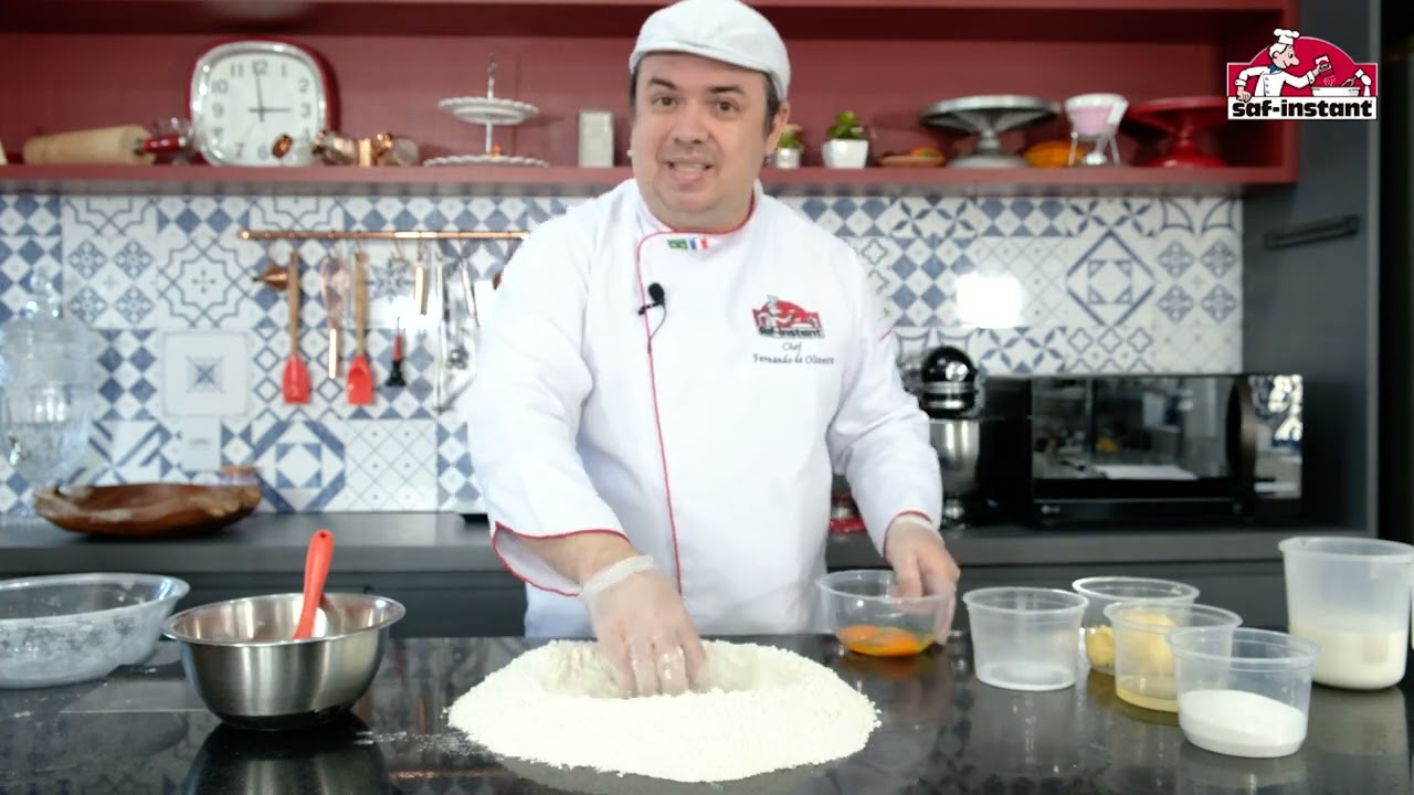 Receita de Pão Caseiro com Chef Fernando de Oliveira