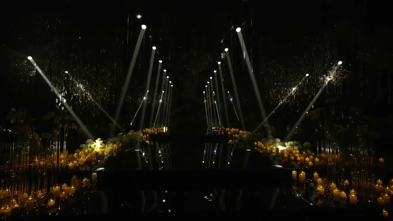 Stunning Banquet Hall Light Show | Luxury Event Lighting Design 2025