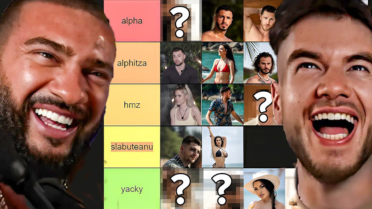 Dorian Popa Face Tier List Insula Iubirii😂 cu Theo Zeciu