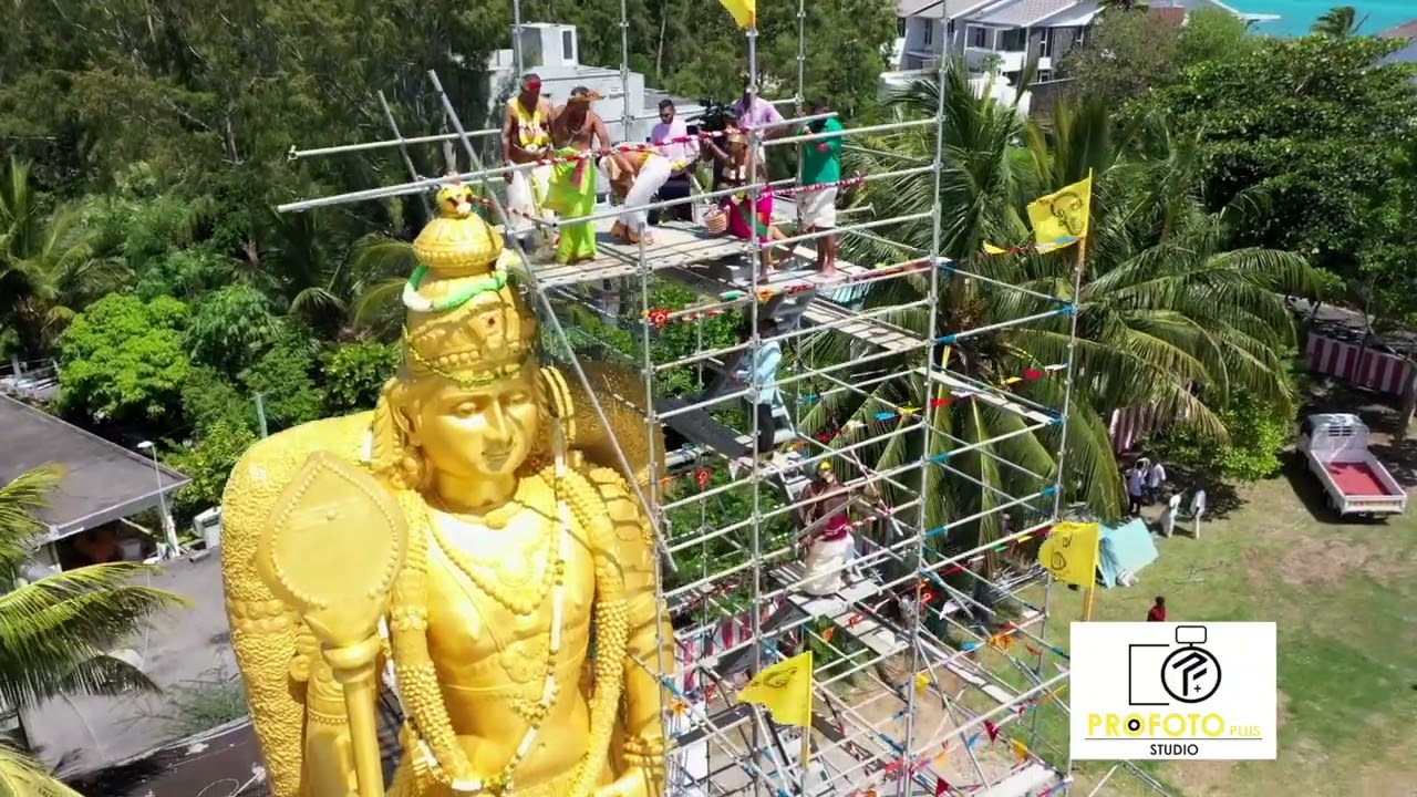 Murugan Statue at Kovil Cap Malheureux