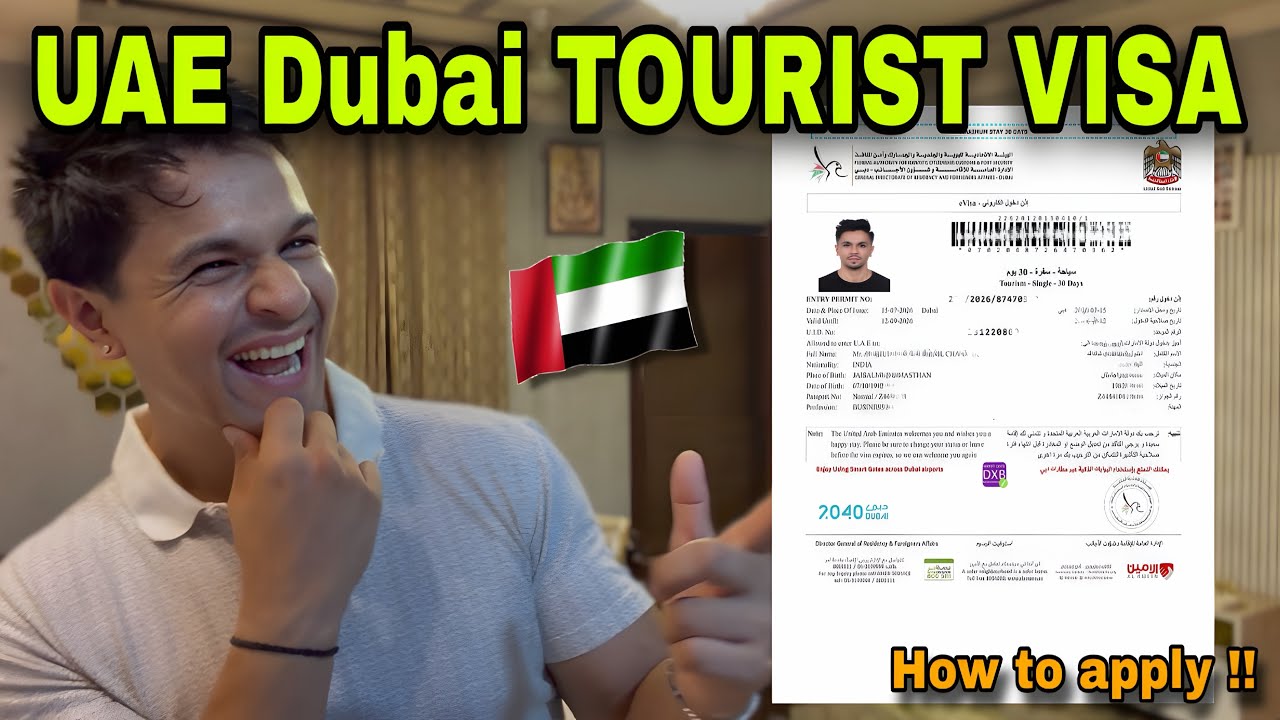 UAE Dubai TOURIST VISA 2026 | HOW TO APPLY | Complete Guide