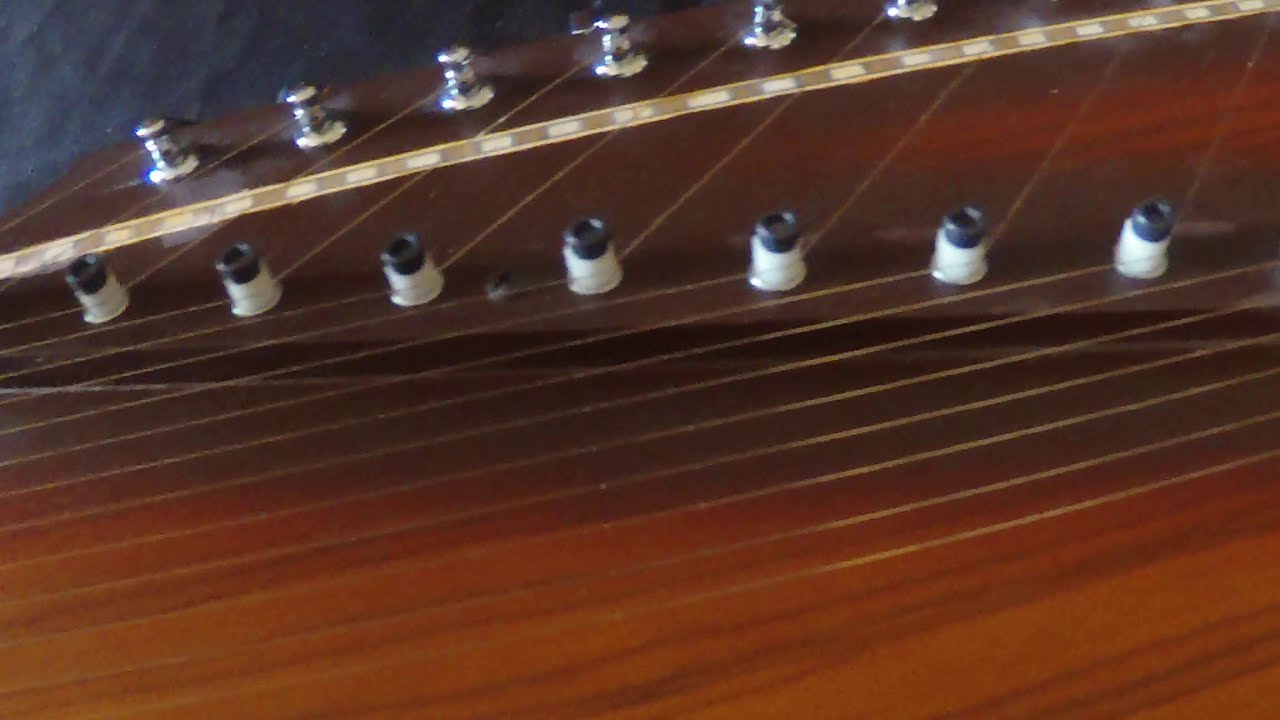 Tanpura Swarmandal pickup installation
