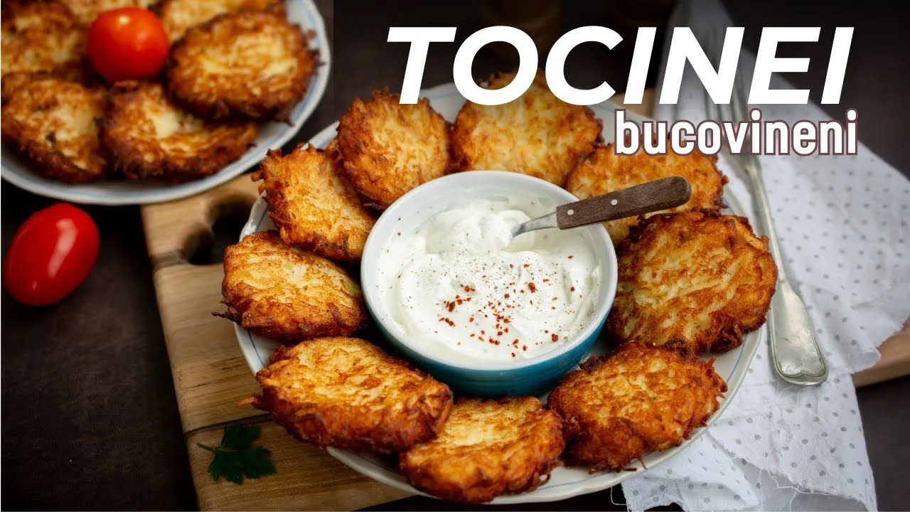 Doar cartofi rași, brânză sărată și 2 ouă! Rețeta tradițională de tocinei sărați ca în Bucovina ❤