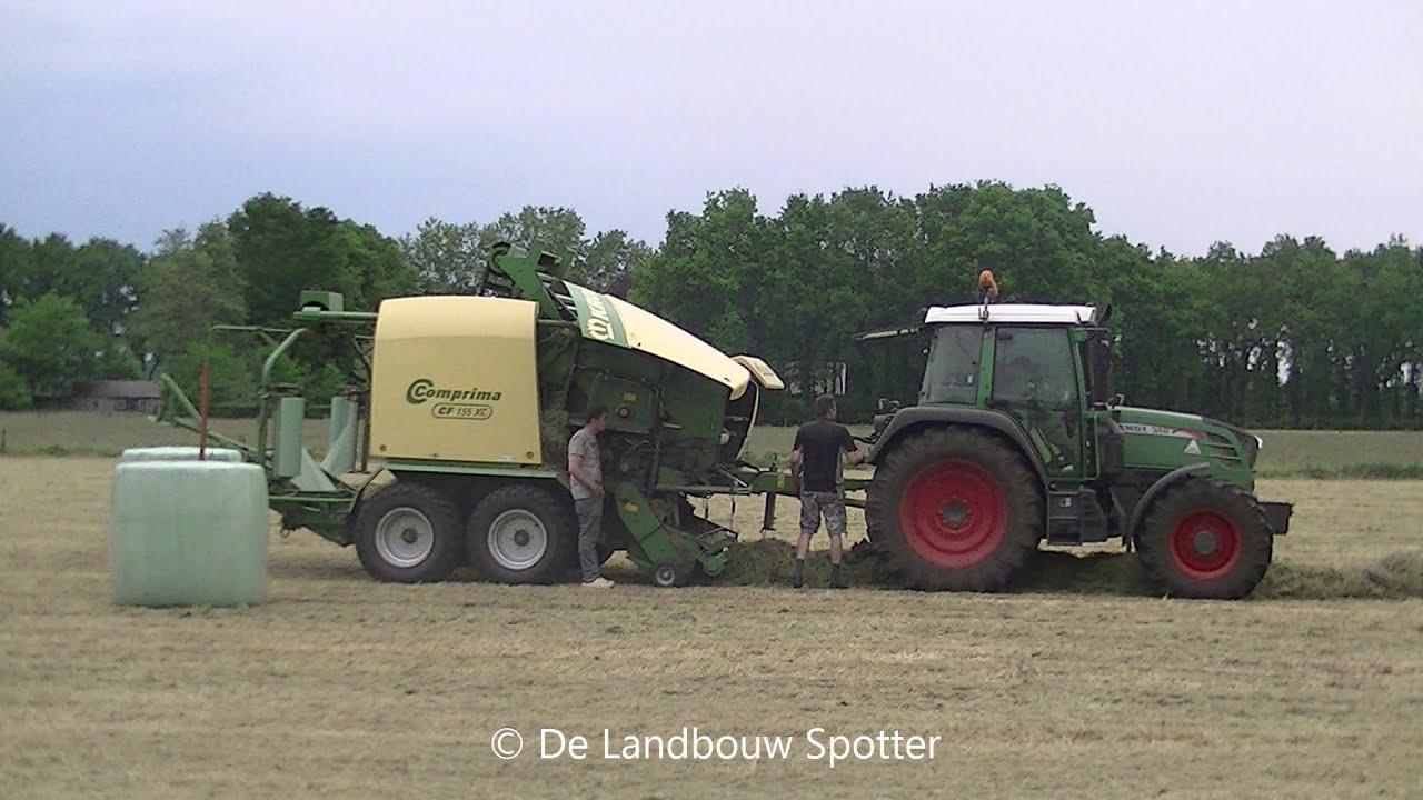 Krone Comprima | Testen | Balen persen & wikkelen | Fendt 310