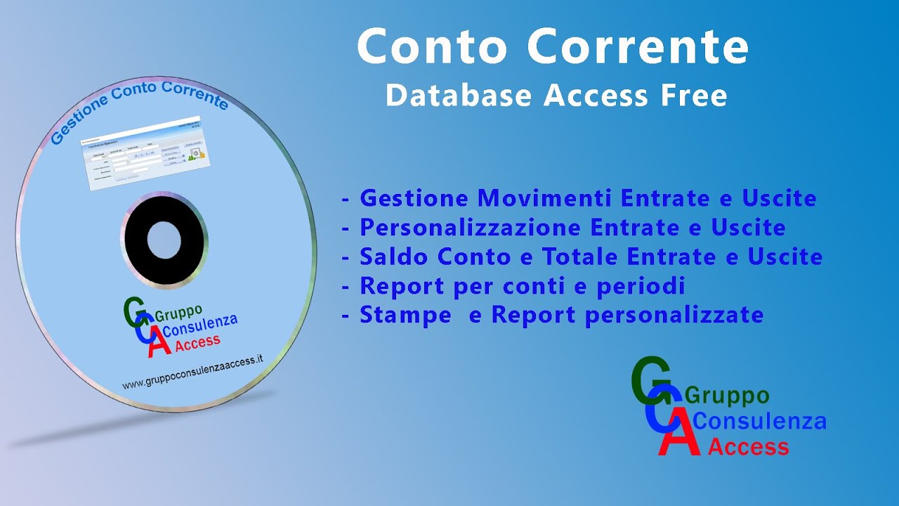 Free Database Access: Conto Corrente