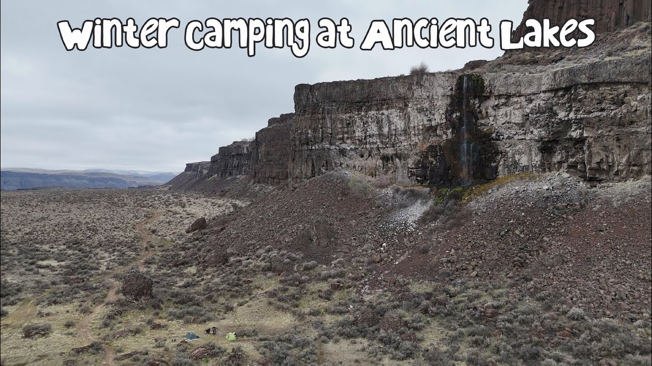 Winter Camping at Ancient Lakes | Overpacked Gear, Desert Waterfalls & Cold Nights
