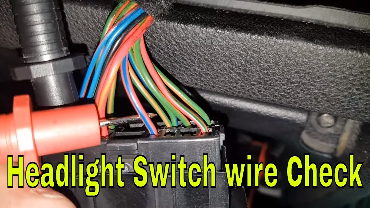 How to check headlight switch wires ford mondeo mk3 st220