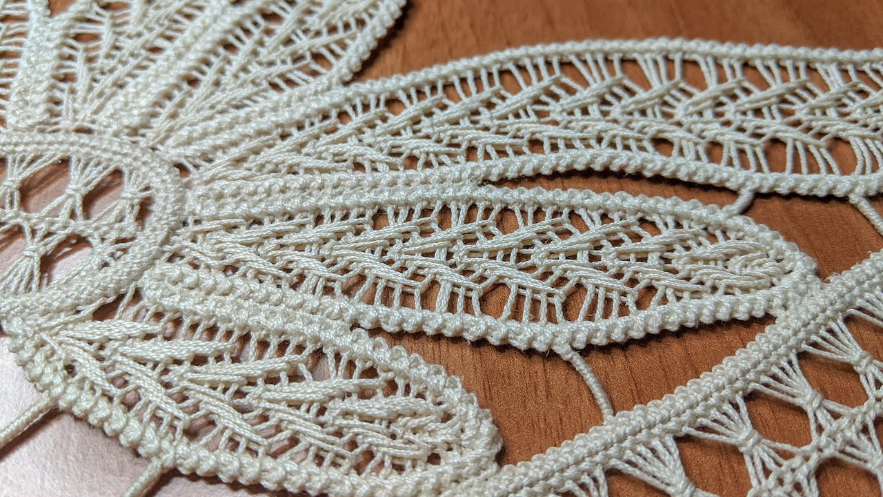 UMPLUTURA FRUNZE LASETA 6/ ROMANIAN POINT LACE