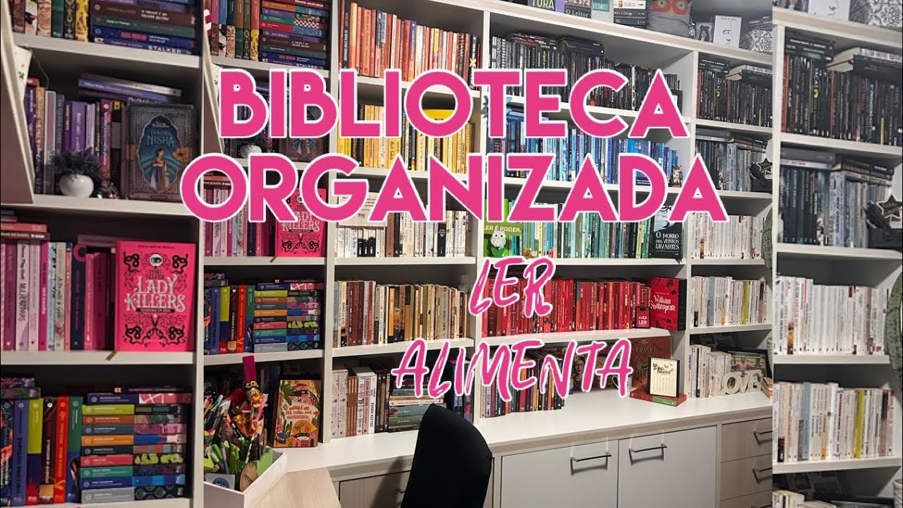 Biblioteca Organizada #ler #amolivros #biblioteca #estantedelivros