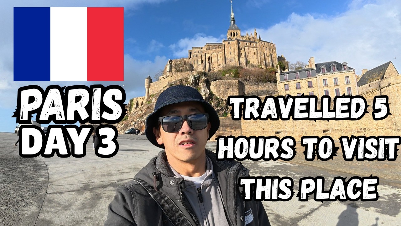 Travelled 5 Hours from Paris to visit Mont Saint-Michel! (Day 3 in France )