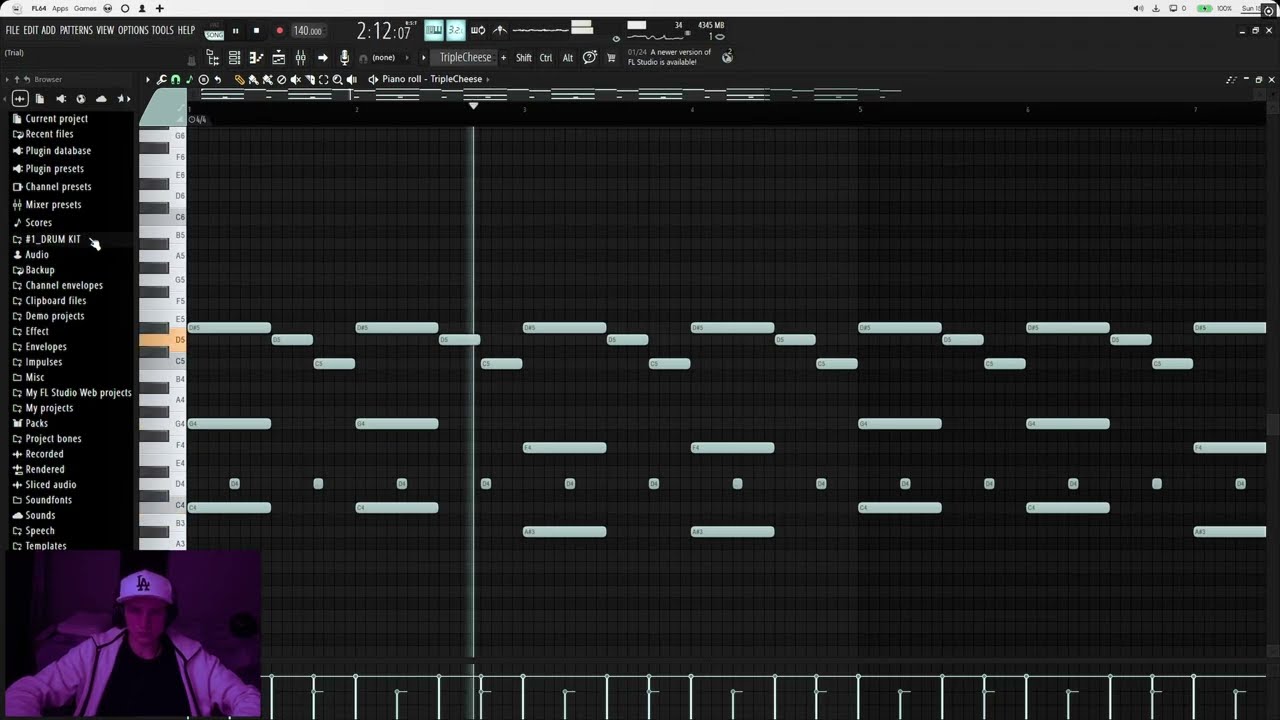 Making a Clean Piano Beat 🎹 (No Vocals)