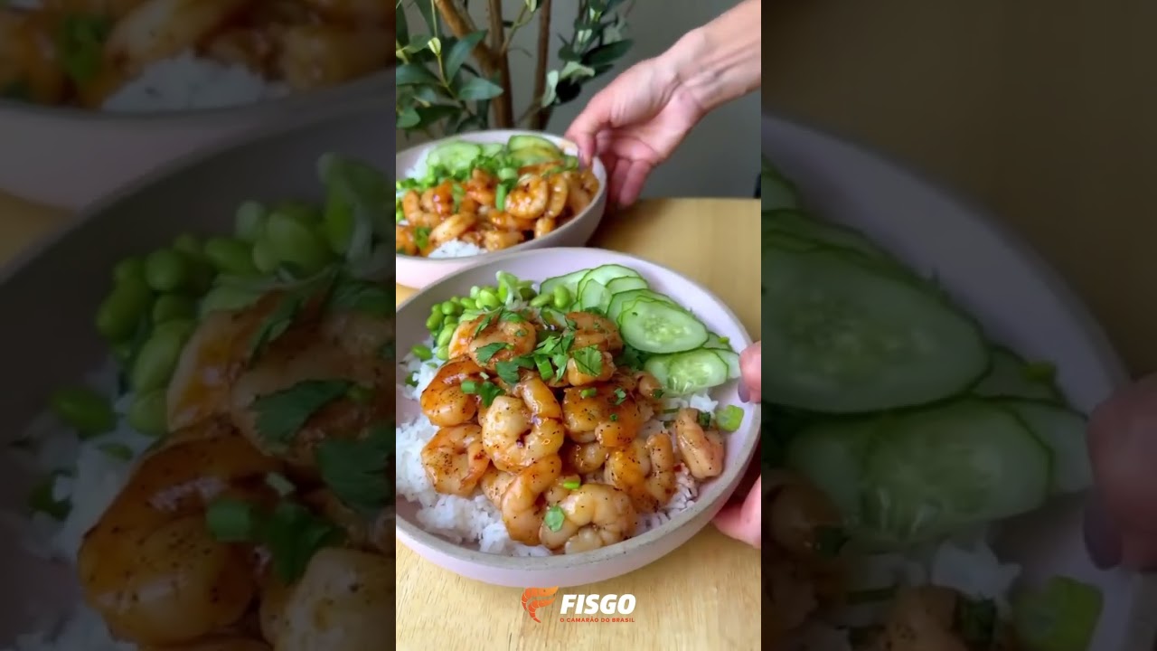 Lanche saudável de camarão | Receita rápida fit
