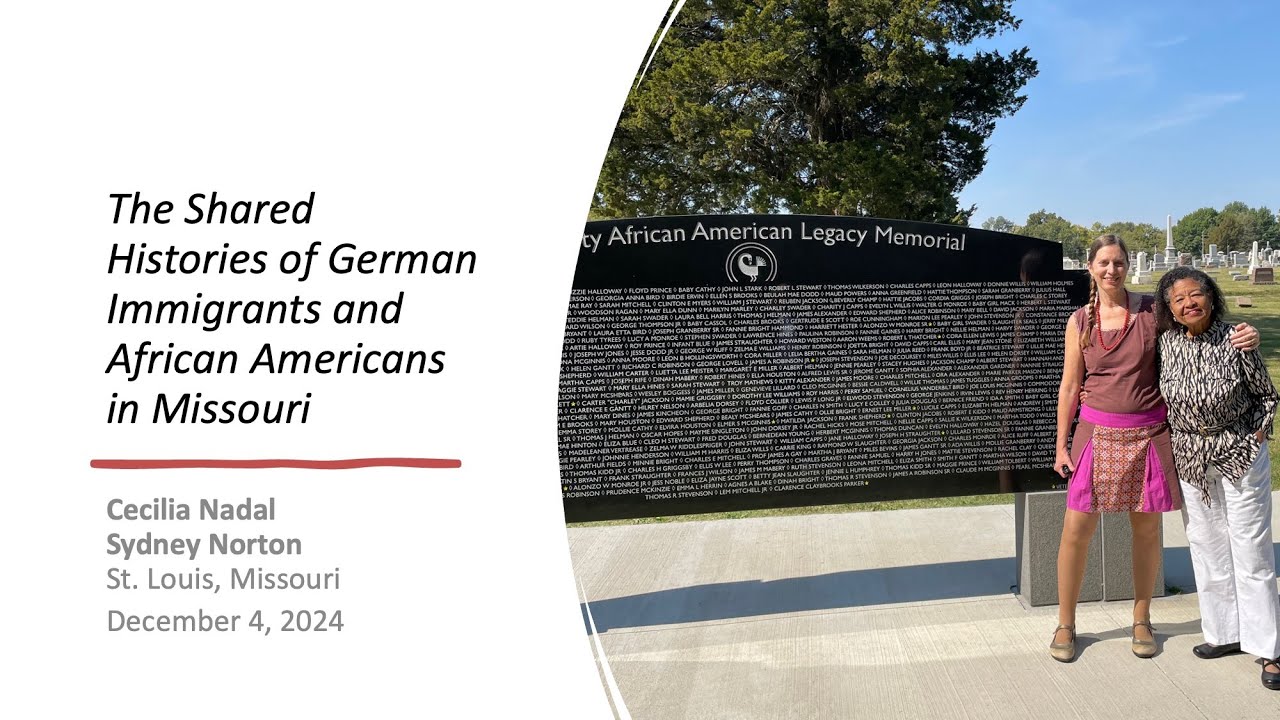 The Shared Histories of German Immigrants and African Americans in Missouri.