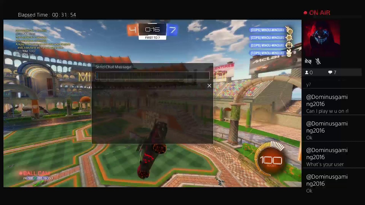Air dribble practice