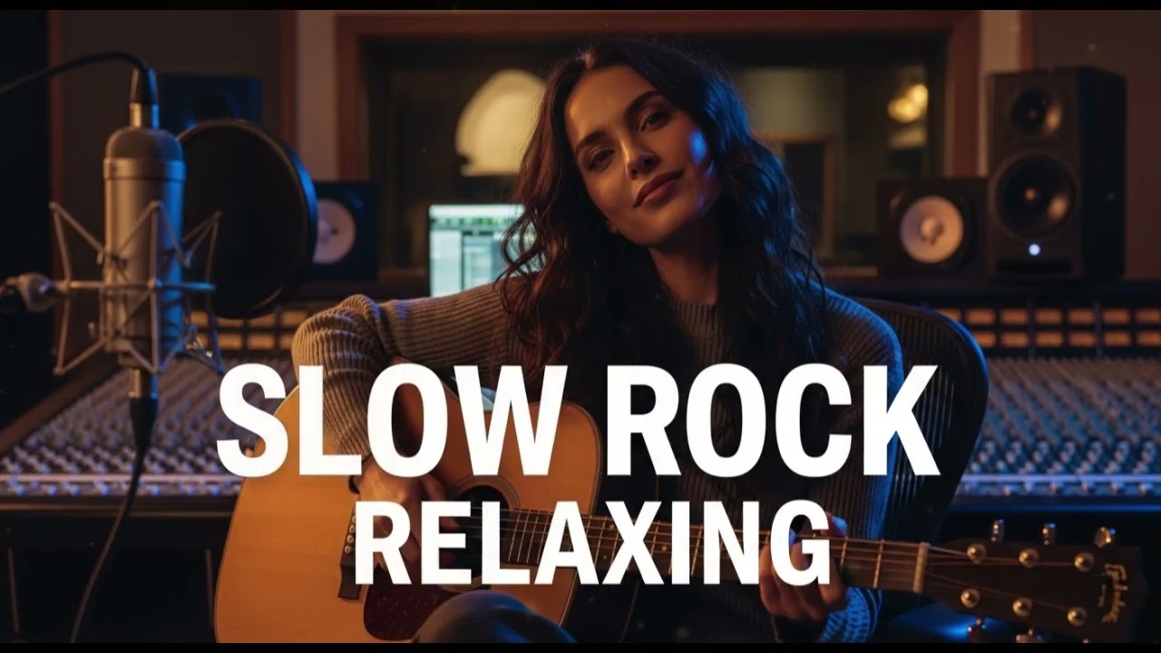 Slow Rock Relaxing Music for Peaceful Sleep & Meditation – Gentle Rock Ballads