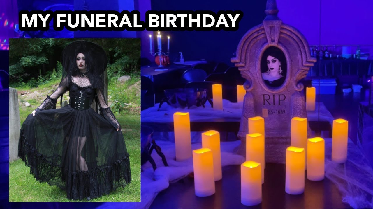 DEATH TO MY TWENTIES- MY BIRTHDAY FUNERAL! ⚰️ 🎉 💀
