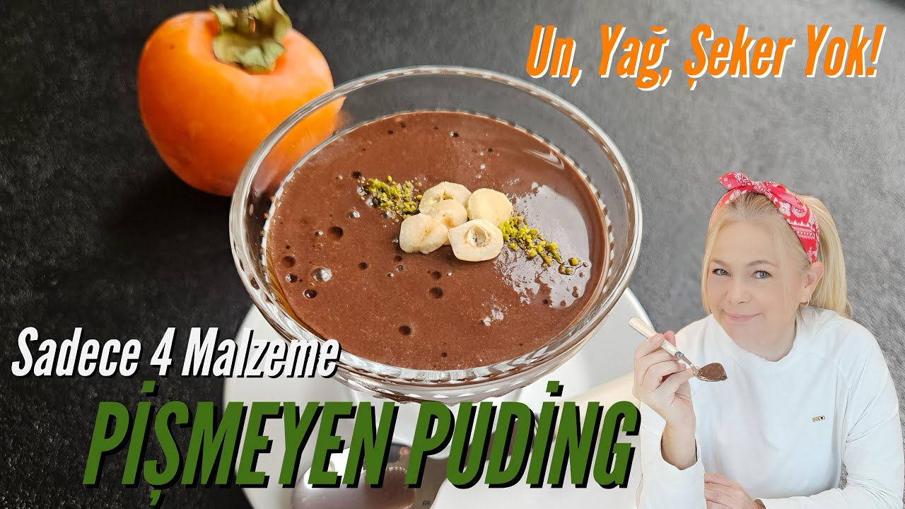 Un, Yağ, Şeker, Yok! Sadece 4 Malzemeli Puding