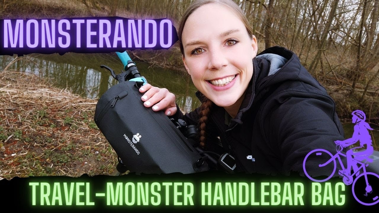 MONSTERANDO - Travel-Monster Handlebar Bag - Lenkertasche f&uuml;r&acute;s Rad😊