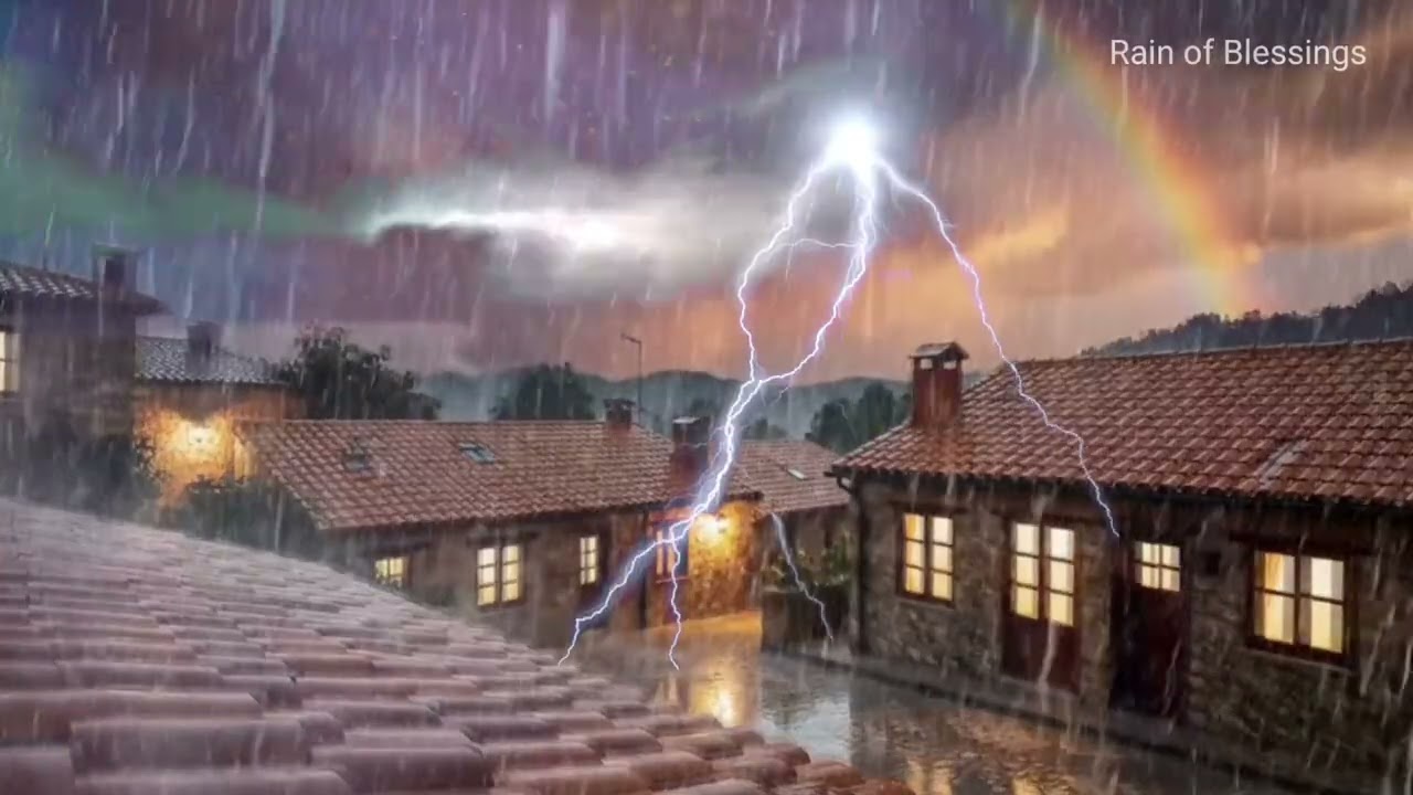 Steady Rain Sounds for Sleep 🌧️ Continuous Rain All Night