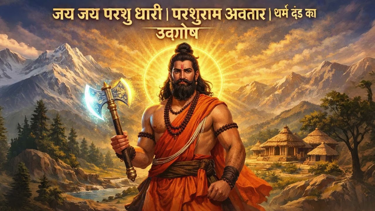 जय जय परशु धारी | परशुराम अवतार | धर्म दंड का उद्गोष | Parshuram Veer Bhajan