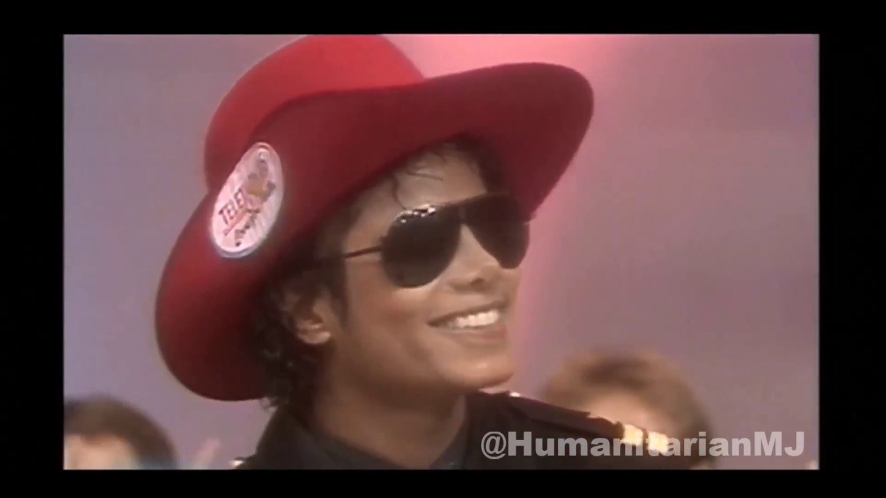 Michael Jackson attends Perth Telethon 1985