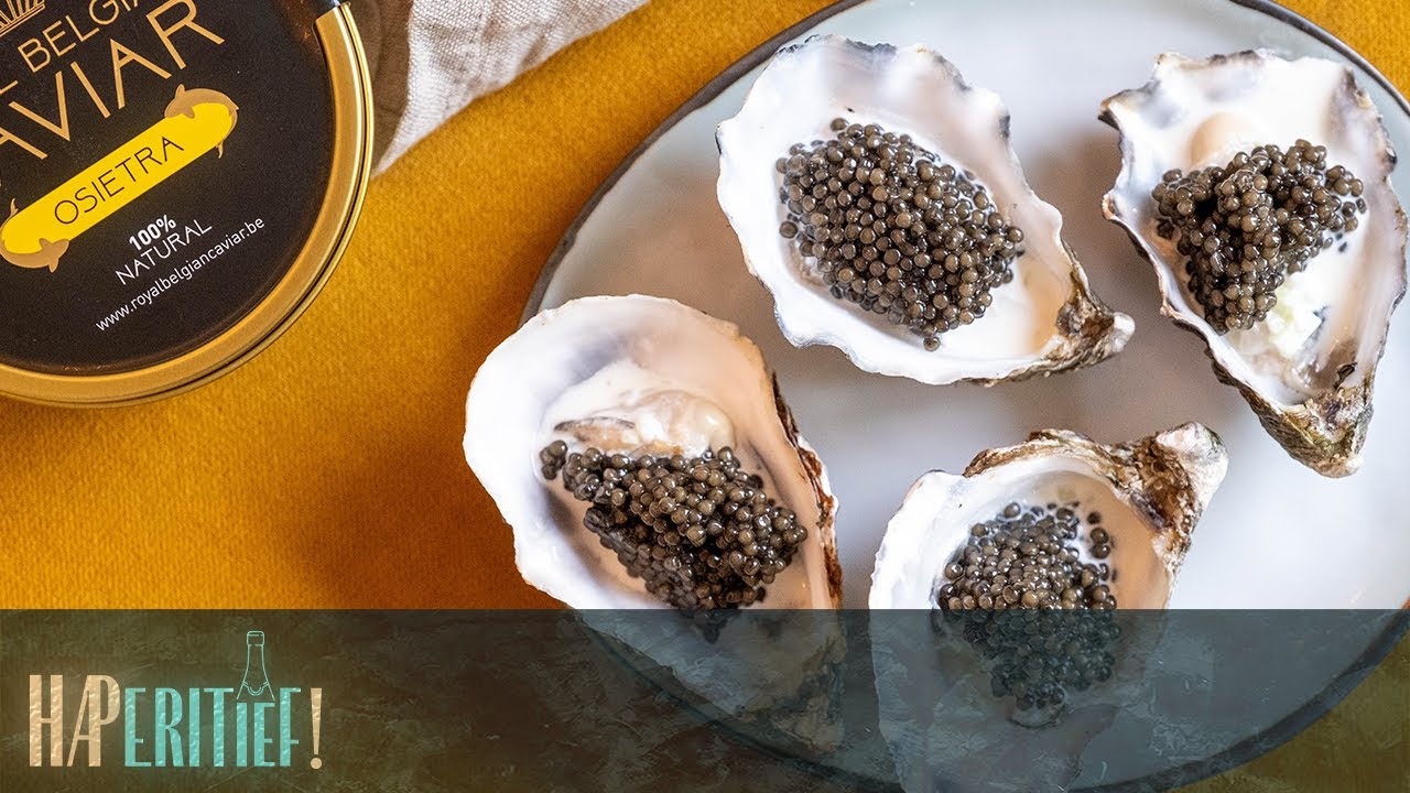 Oesters met kaviaar en vodka - Hapje | HAPeritief!