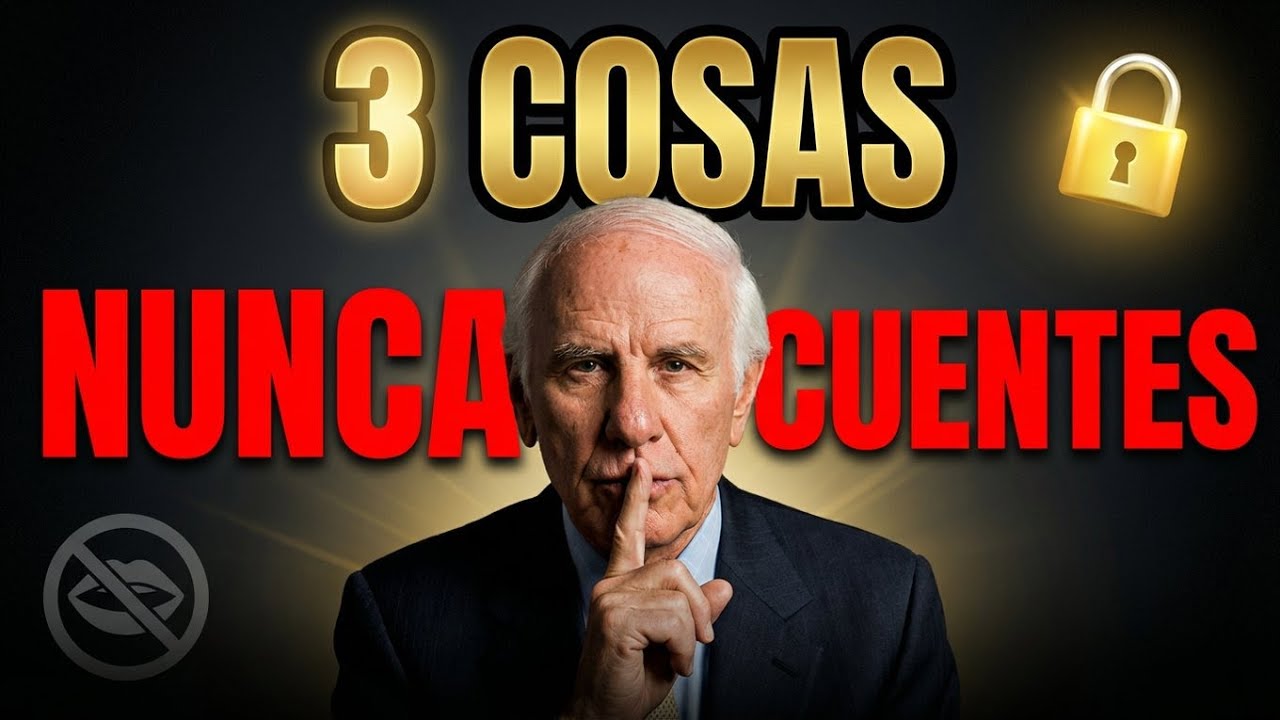 3 Cosas que No Debes Contarle a Nadie - JIM ROHN