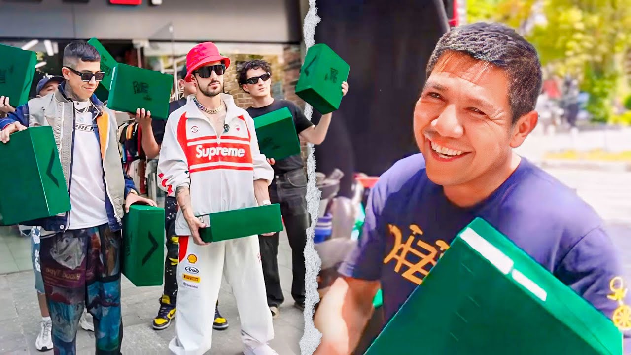 Eme Malafe regala todos los sneakers que compró
