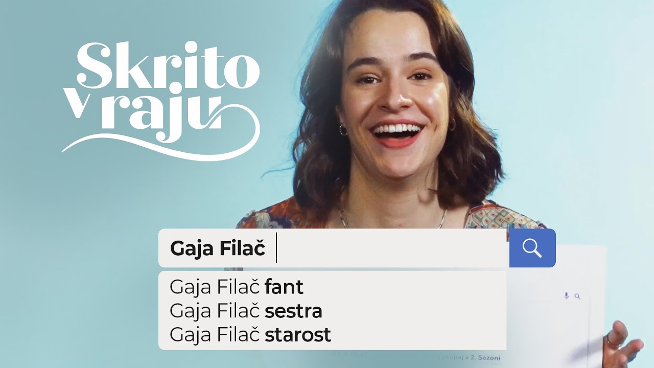 POP TV | Skrito v raju S2 | Gaja Filač odgovarja na najbolj iskane zadetke o sebi