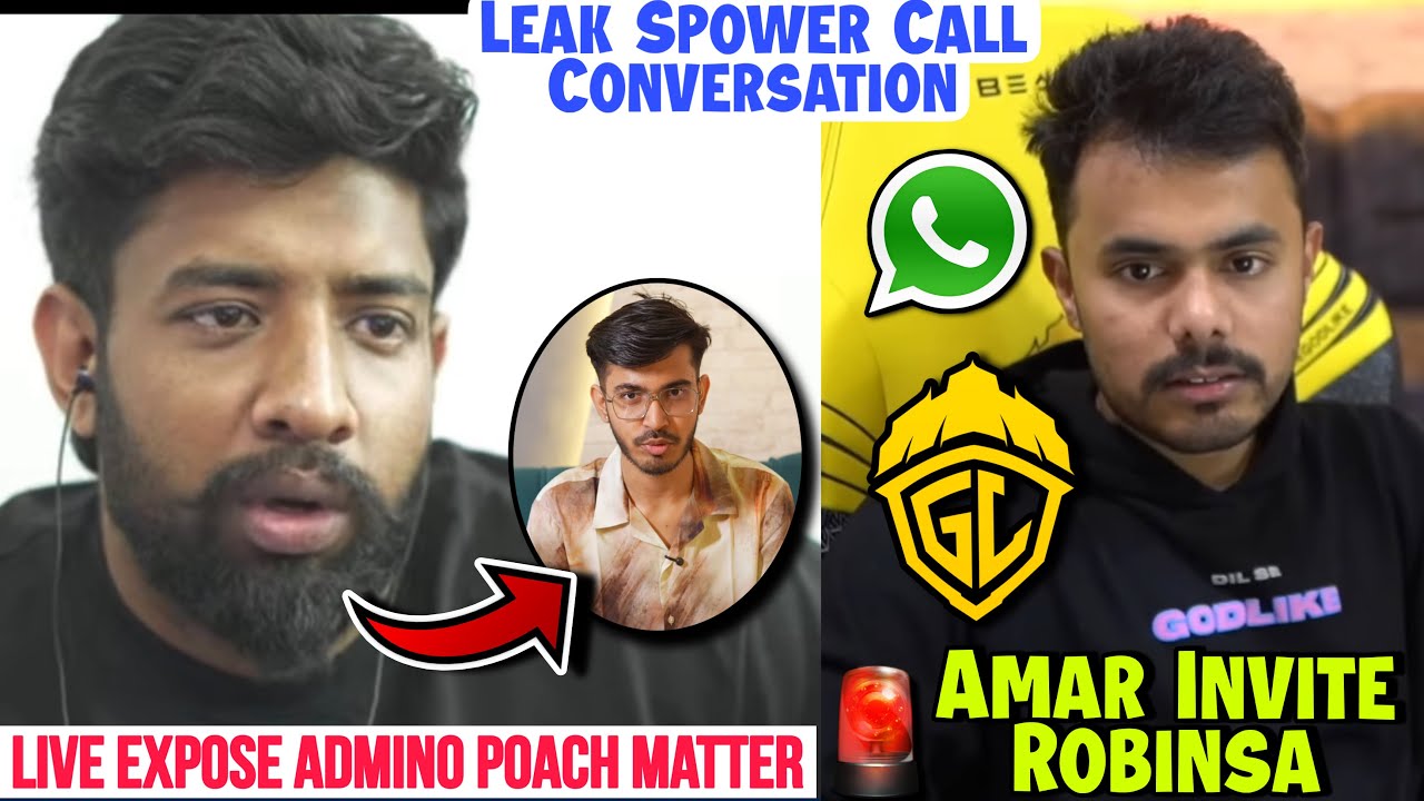RobinSa Expose Admino Poaching Matter🚨Amar Invite RobinSa As Mentor💛😳GodL SMM Reply S8UL✅