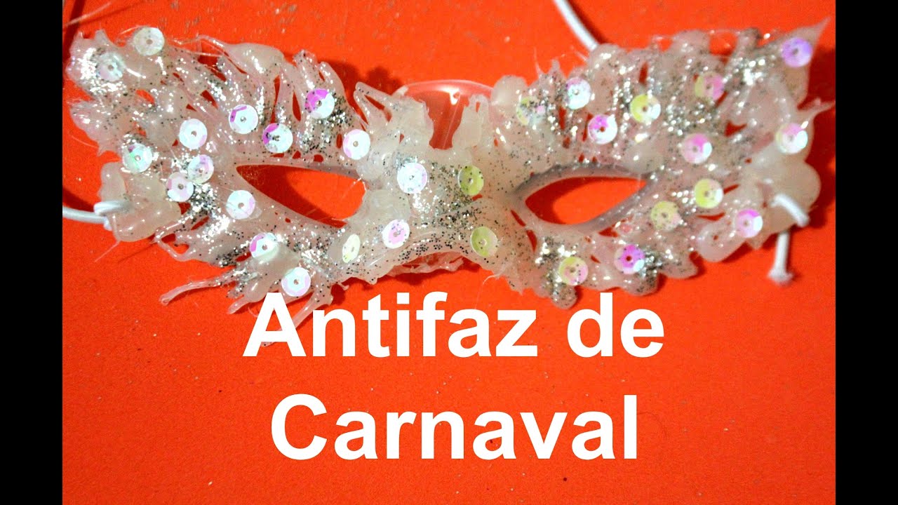 Cómo hacer una mascara o antifaz  fácil de carnaval