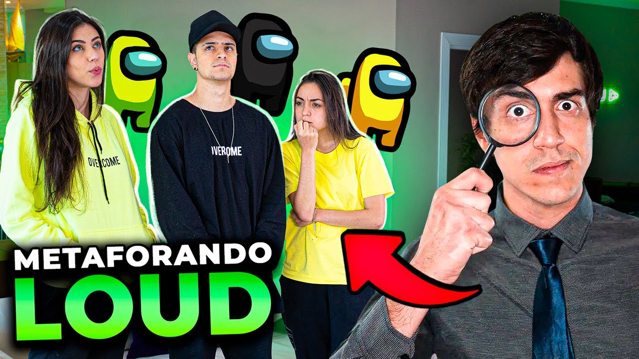 AMONG US COM UM DETETIVE DE VERDADE (METAFORANDO) NA LOUD!!