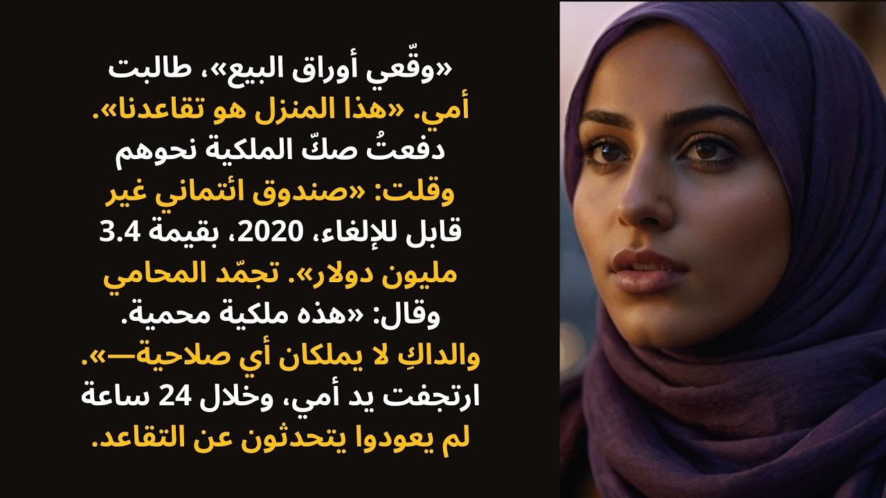 قالت أمي: «سنبيع منزلك»، بينما كنتُ أمتلك العقار البالغة قيمته 3.4 مليون دولار منذ عام 2020.