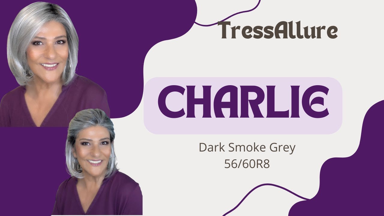 Обзор парика TressAllure | CHARLIE | Темно-дымчато-серый (56/60R8)