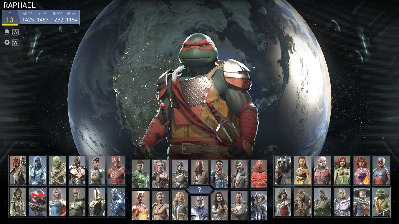 [Injustice 2] Геймплей — Симулятор битвы / Рафаэль (TMNT)
