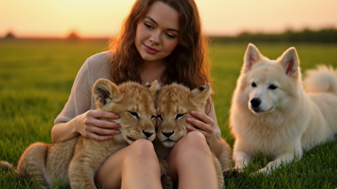 A Golden Retriever Entered a Cage of 3 Wild Tiger Cubs — What Happened Next Left Everyone in Tears