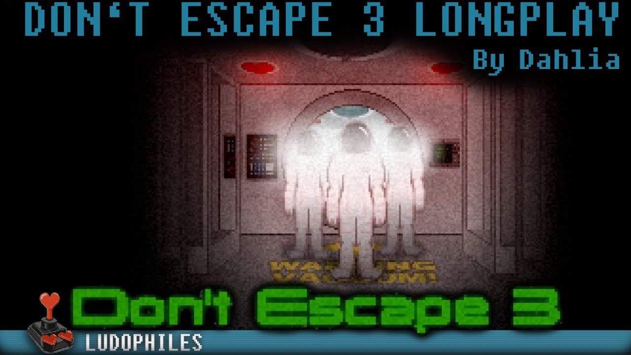 Don't Escape 3 - Full Playthrough + All Endings / Longplay / Walkthrough (no commentary)