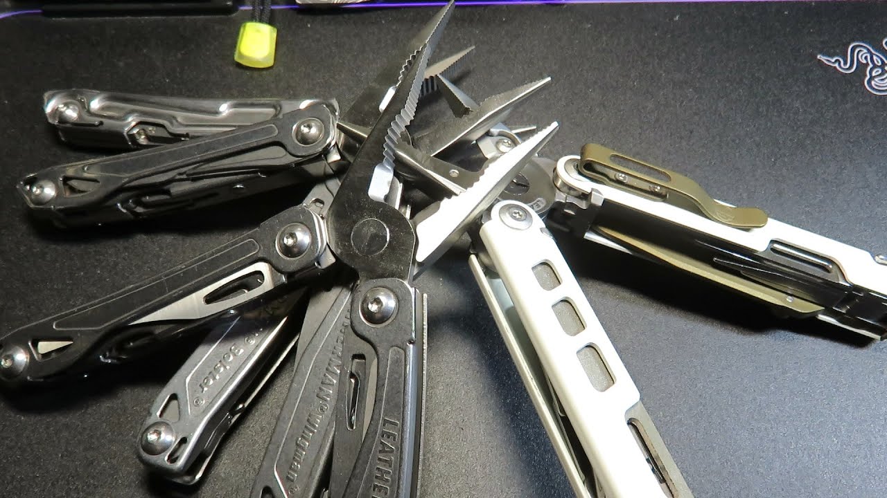 Leatherman models with spring pliers