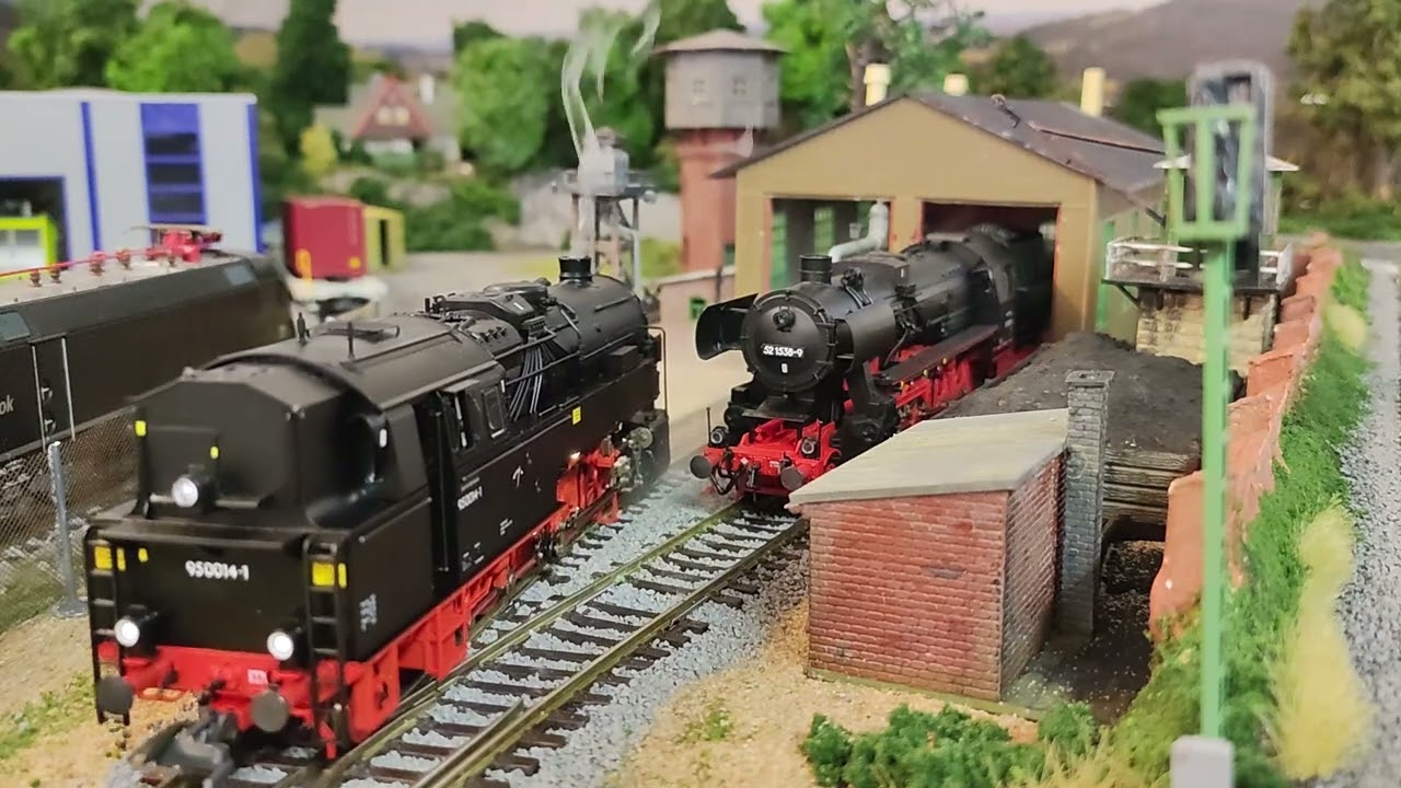 Fahrbetrieb auf der H0 Modellbahn // 