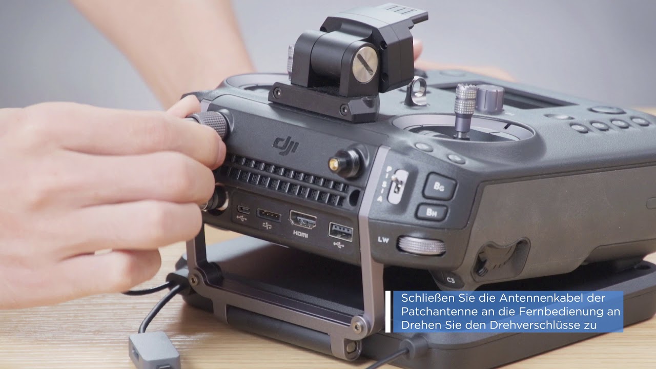 DJI Kurzanleitung | Cendence | Installation der Patchantenne