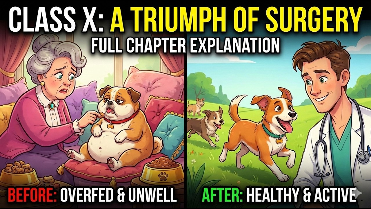 A TRIUMPH OF SURGERY || Class 10 English || Mind Map + Explanation || One Shot