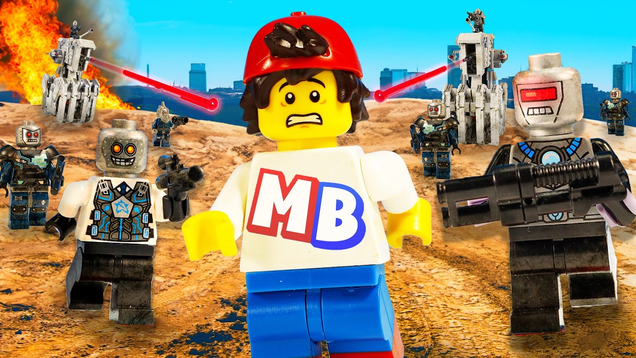 Я смоделировал вторжение искусственного интеллекта LEGO...