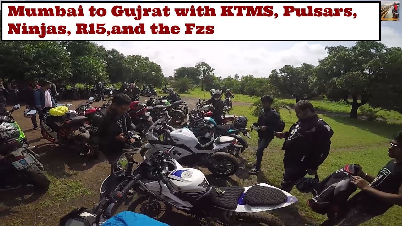 Mumbai to Gujarat (daman) | Ninja 650, duke 390,rc 390 , RS200, duke 200, R15, pulsar 220,