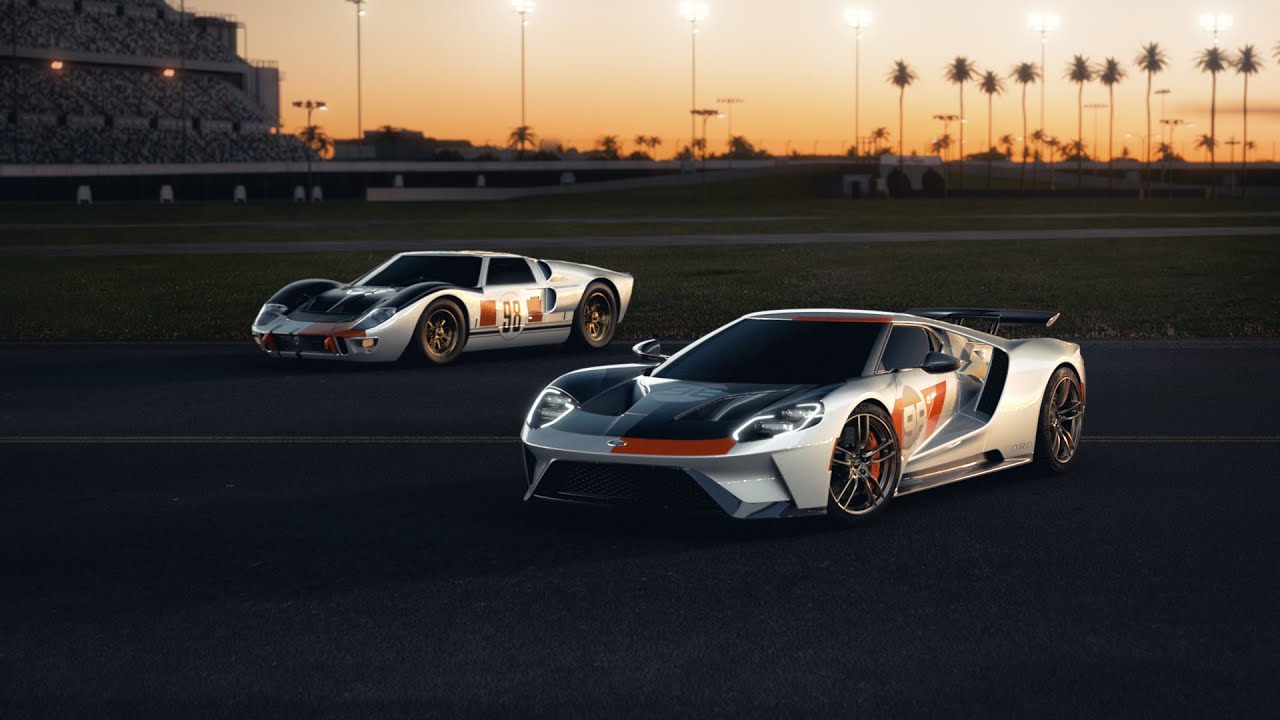 2021 Ford GT Heritage Edition and History of the GT 40 MKII win at the 1966 24 Hour Daytona